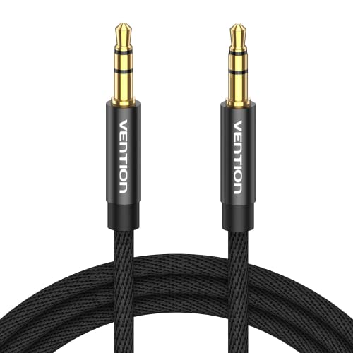 Аудио кабел VENTION 3,5 мм, 10 фута, AUX кабел [Hi-Fi Звук] Между мъжете Стерео Допълнителен аудио кабел в Тъканната оплетке, Съвместим