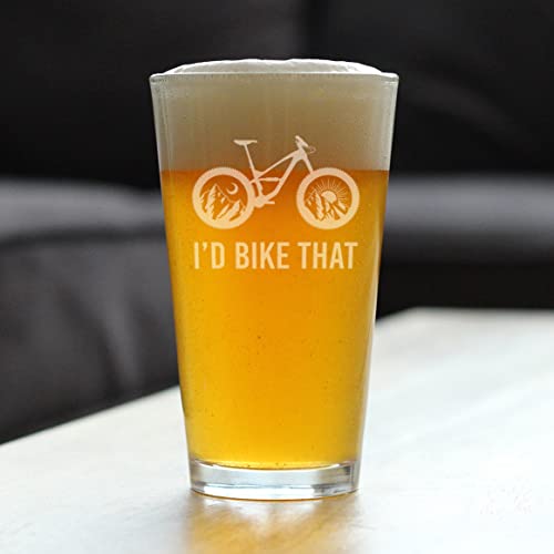 I ' d Bike That - Пинтовый чаша за бира - Стилен Декор в каране на велосипед теми и подаръци за любителите на активния отдих