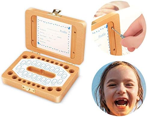 Кутия за Млечни Зъби, Кутии За Зъби от Масивна Дървесина, Кутия За Съхранение на Зъбите, Кутии за Запазване на Бебе, Детски Организатор