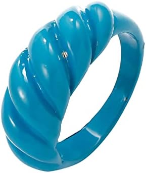 Гривна Ретро капающее пръстен Цветно масляное конфетное пръстен нитяные геометрични пръстени (C)