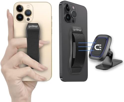 Каишка за мобилен телефон goStrap с вграден магнит - Панти за смартфон, държач за пръстите на ръката – Писалка за телефон мини-таблет