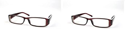 Модни Прозрачни Тънки Лещи В Тънки Рамки, Кристали, Извити Шарнирные Очила За Очите P1170CL