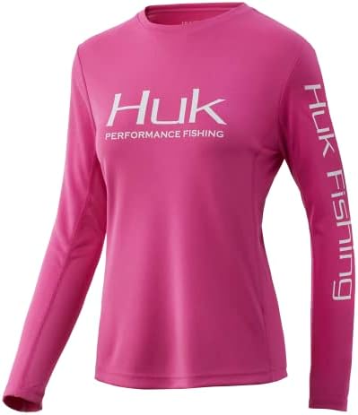 Дамски риболовна Риза HUK Icon X с Дълъг ръкав и Защита от Слънцето