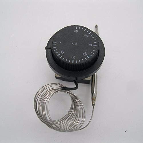 TPUOTI 1NC 1NO 250/380 В 16A 0-60 ℃ Превключвател за контрол на температурата Капилярна Термостат, Превключвател за Контрол