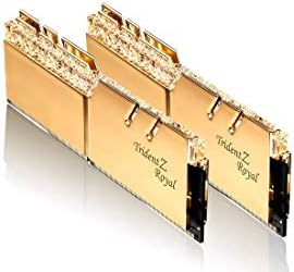G. Skill Trident Z Royal F4-5333C22D-16GTRG Модул памет DDR4-5333MHz CL22-32-52 1.60 Капацитетът на паметта е 16 GB (2x8 Gb)