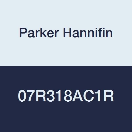 Регулатор на Parker Hannifin 07R318ACR Серия 07R Подготовка-Air II Цинк Стандартен с Манометром, диапазон от 125 паунда на квадратен инч, Отменя налягане, Обратен поток, Размер на пр?