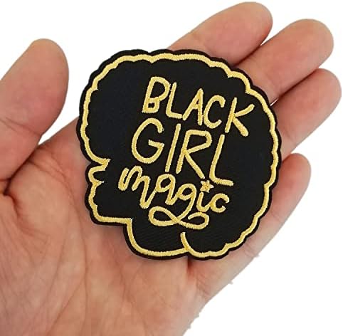 CHBROS, 3 предмет, нашивка с бродерия Black Magic Girl, железни ивици за момичета дрехи, якета, Тениски, раници.