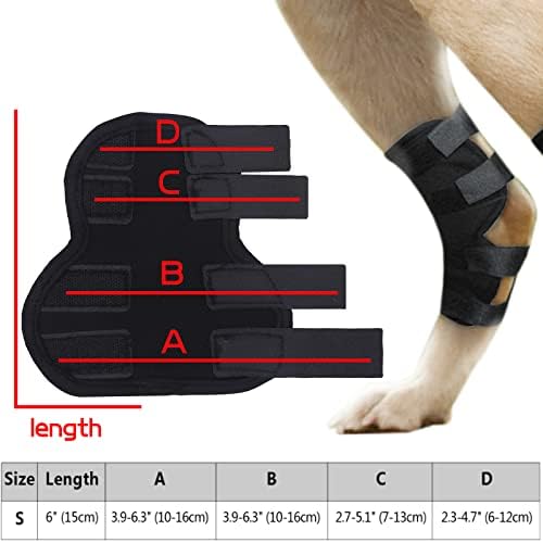 Бандаж за малки или коротконогих кучета Поддържа задните скакательные ставите на кучета, стимулира заздравяването и предпазва