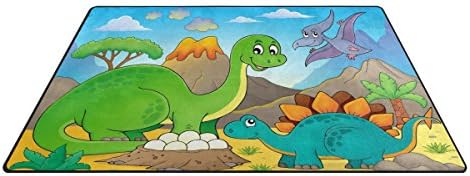 My Little Nest нечовешки животински Тема Динозаври, Детски Игри Мат Детски Подложка За проследяването стъпки пълзи Килим Нескользящий
