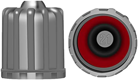 Сиви Специални капачки състав клапан гуми ГУМИТЕ са Пластмасови с Гумено уплътнение, Въздушни Прахозащитен капак състав, Универсални,