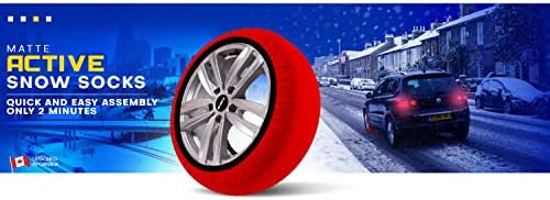 Зимни Чорапи за автомобилни гуми Премиум-клас с Текстилни Вериги за сняг серия ExtraPro за Buick (Средно)