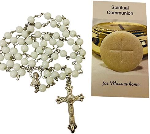 Комплект за Духовното Причастие Westmon Works с Четками и Картичка за Свети Молитви за Телевизионна Католическа Домашна Литургия