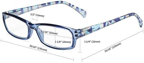 Компютърни Очила Eyekepper, Цифрови Очила за четене, които напрежение на очите (Сини, 3,50)