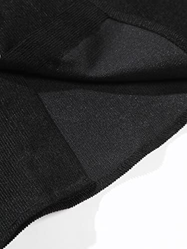 Мъжко облекло от две части NIBHZ, Мъжки вельветовая яке с капак и джобове и панталони с завязками на талията, Без тениски (Цвят: черен