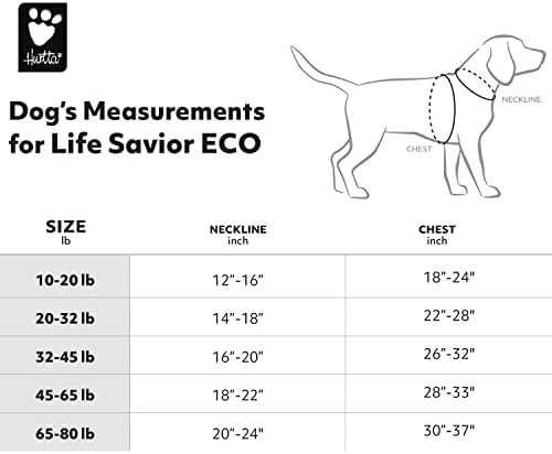 Hurtta ECO Life Savior, Спасителна Жилетка за кучета, Паун, 10-20 килограма