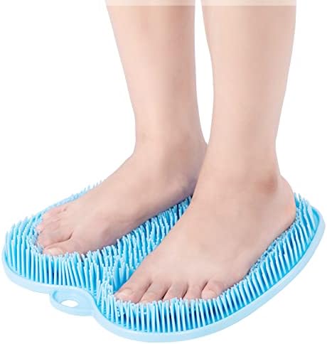 Скрубер за краката HONYIN за използване в душата, подложка за чистач за краката размер XL повече с нескользящими нещастници - Почиства,