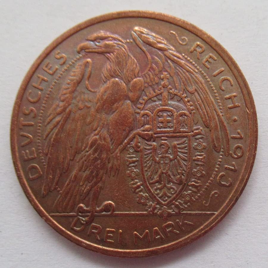 Немската 3 на Марката от 1913 година, Чуждестранна Копие от Медна монета, Възпоменателна Монета