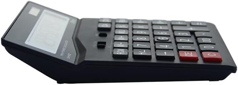 Настолен калкулатор GANFANREN Калкулатор с 12-фигурални дисплей Офис финансов калкулатор с по-голям дисплей (Цвят: A, Размер: One Size)