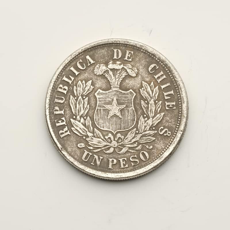 1881 Мексикански Орел Океански Сребърен Долар Чуждестранни Монети Антични Сребърни Кръгли Европейски и Американски Сребърни