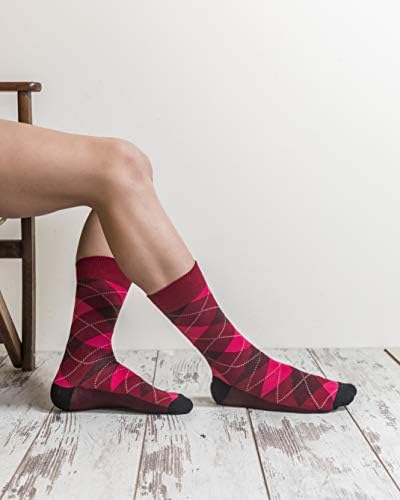 чорапи n чорапи-Мъжки Подарък Кутия от 5 чифта Луксозни Цветни Памучни Чорапи Забавни Novelty Dress Socks