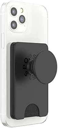PopSockets: в Чантата си за телефон с разширяваща се дръжка, черен и PopGrip за MagSafe: Дръжка и поставка за мобилни телефони