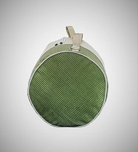 Чанта за дрехи зелен Кремава на цвят с Монограм, Изработени по поръчка Кошница за дрехи, Персонални чанта за дрехи, Подарък за абитуриентски
