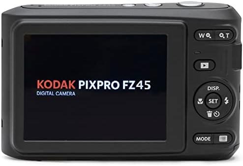 16-Мегапикселова цифрова камера Kodak FZ45RD PIXPRO FZ45, червен комплект с високопроизводителна памет карта Lexar 32 GB 800x UHS-I