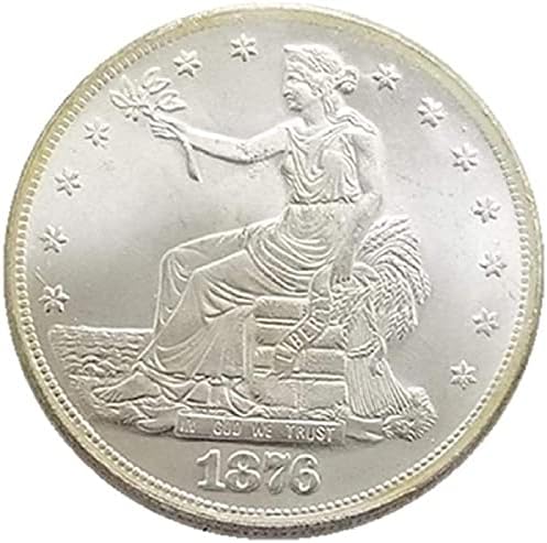 Старинни Занаяти Американска Монета 1876-P Чуждестранна Възпоменателна Монета Сребърен Долар