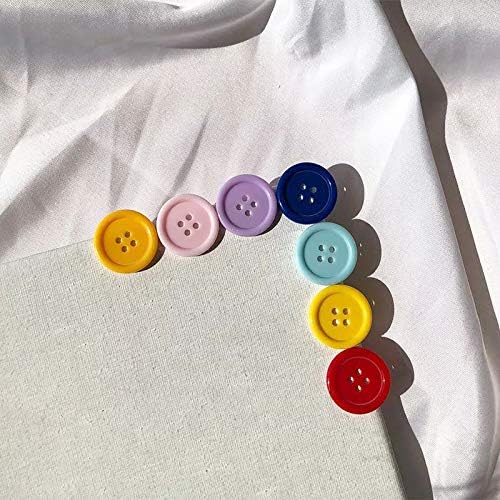 300 Броя Копчета за шиене от смола 5/8 инча (15 мм) с Кръгла форма, с 4 дупки, Копчета за Шиене, Scrapbooking, многоцветни занаяти собствените