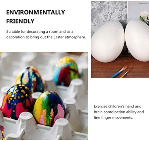Великденски Яйца Beavorty White Пилета, Набор от Украса за Великденски Яйца, Яйца за рисуване с ръце, Яйца с Графити със собствените си