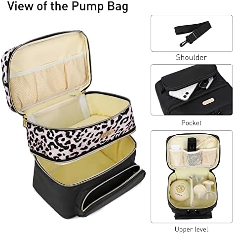 Чанта за носимого молокоотсоса V-COOOL, съвместима с ръчни помпи Willow Elvie, калъф за работна мама, чанта за молокоотсоса,