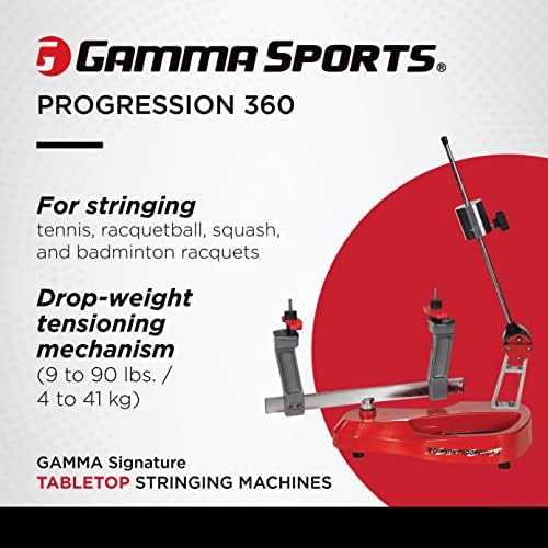 Струнни Инструменти за струнни ракети GAMMA Progression - Струнни Ракети за ракетбола, скуош, Тенис или Бадминтон