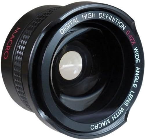 Сверхширокий обектив Hi Def Рибешко око за Panasonic Lumix DMC-GX85 DC-GX850 (съвместим с 37 мм)