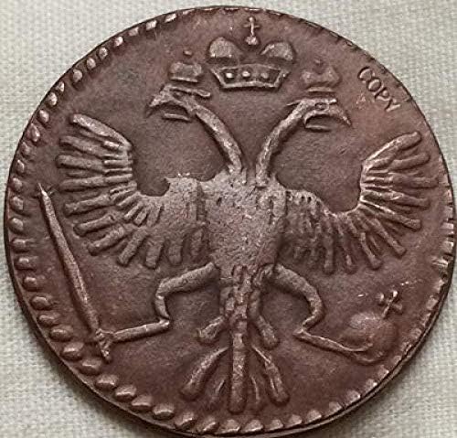 Вызовная Монета Русия 1724 Медни Копие Монети Копие Подарък за Него Колекция от монети