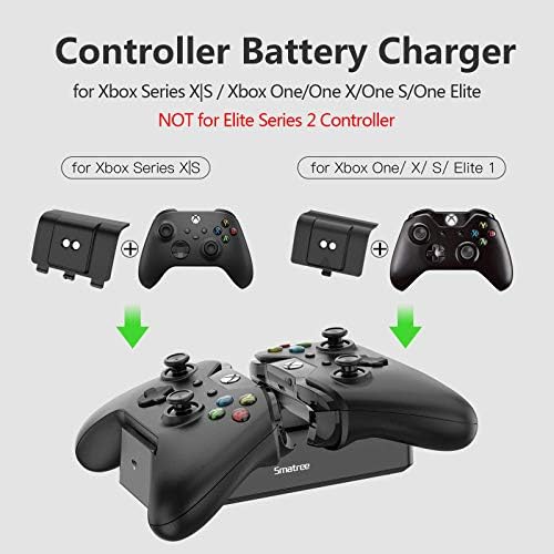 Зарядно устройство за контролер Smatree за Xbox X series|S/Xbox One, 5 бр. Батерия с зарядно устройство устройство, Съвместим с Xbox X series|S/Xbox