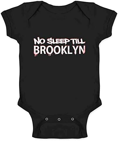 Поп Threads No Sleep Till Бруклин Графити Ню Йорк За Малки Деца Тениска За Момчета И Момичета