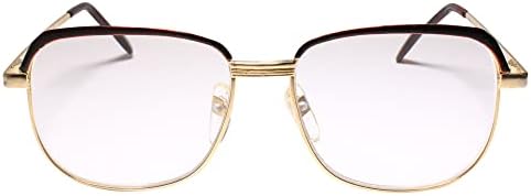 Очила за четене в Квадратни Златна Рамка Classic Vintage 80s 90s Reader 1.50