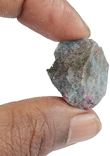Естествен камък Необработен Необработен Рубин Zoisite Лечебен Кристал EGL Сертифициран 62,15 Карата Насипен Скъпоценен Камък за Заздравяване