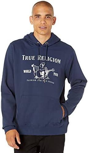Мъжки Руното hoody True Religion с метална фигура на Буда