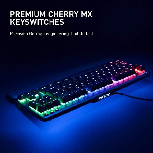 Fnatic miniSTREAK - Ръчна детска RGB клавиатура с led подсветка - Тихи червени превключватели Cherry MX - Малка Компактна преносима