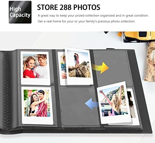 Фотогалерията на Instax, Албум от 2 опаковки за мини-фотоапарат Fujifilm Instax, Камера за мигновени печат Polaroid Snap PIC-300