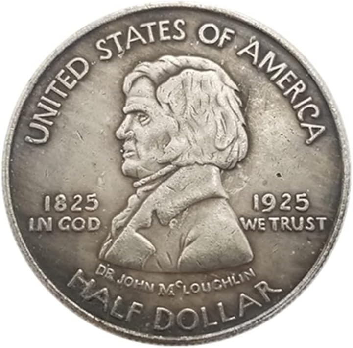 QINGFENG Старинни Занаяти Полдоллара САЩ 1825-1925 Форт Сребърен Долар Колекция Възпоменателни монети