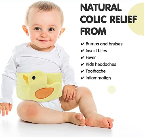 Комплект за облекчаване на колики Hilph за новородено + 3 Пакет с лед Boo Boo с мека капак