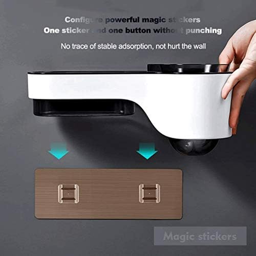 N/ A Пластмасов Отделно Стоящи Стенни четка за тоалетна и държач за съхранение и организация баня, Здрав, дълбоко почистване