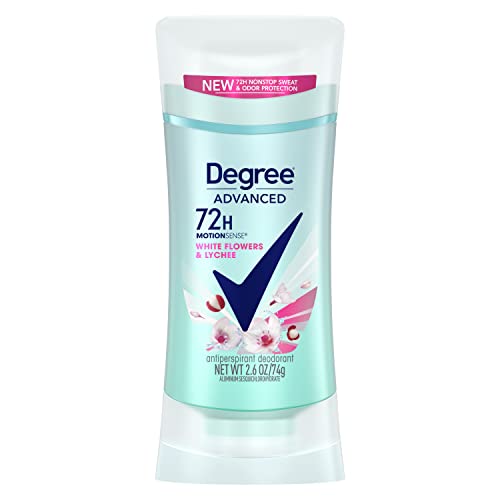 Дезодорант-Антиперспиранти Advanced Degree 72-Часова защита от изпотяване и миризма на Бели цветя и Личи-Антиперспиранти за жени с технологията