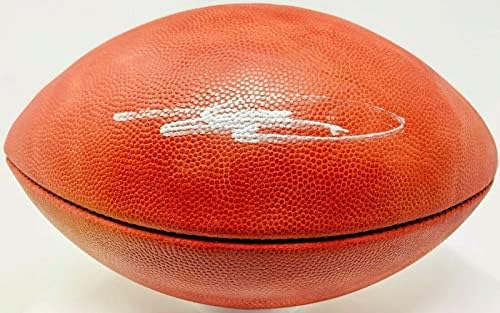 Холограма на Далас Каубойс CeeDee Lamb С Автограф на Wilson Duke Football Fanatics A900048 - Футболни топки С Автографи