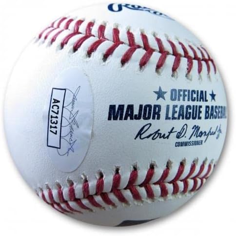 Хайме Джарран с Автограф MLB Бейзбол Dodgers HOF 98 JSA AC71317 - Бейзболни топки с автографи
