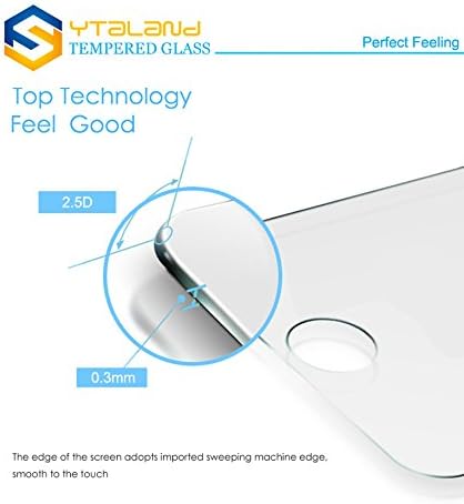 Ytaland За LG G Pad F2 8,0 Защитно фолио за екрана Sprint, Закалено Стъкло Със защита от пръстови отпечатъци, Защитно фолио за екрана
