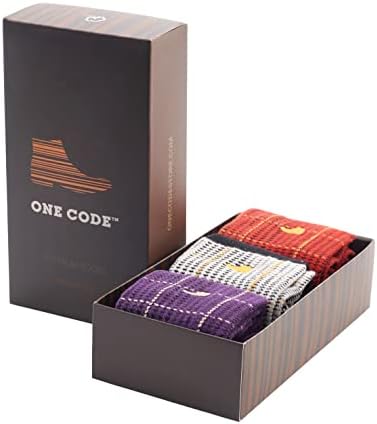 Многоцветни Тържествено Чорапи ONE CODE в кутия за Подарък, 3 опаковки