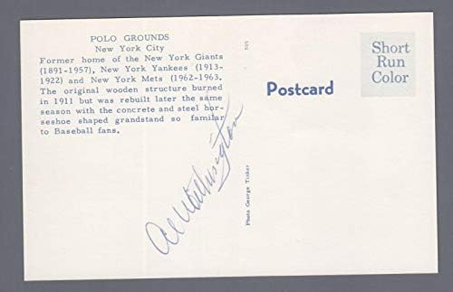 Пощенска картичка с автограф Ела Уортингтона с Голограммой B & E - MLB Cut Signatures